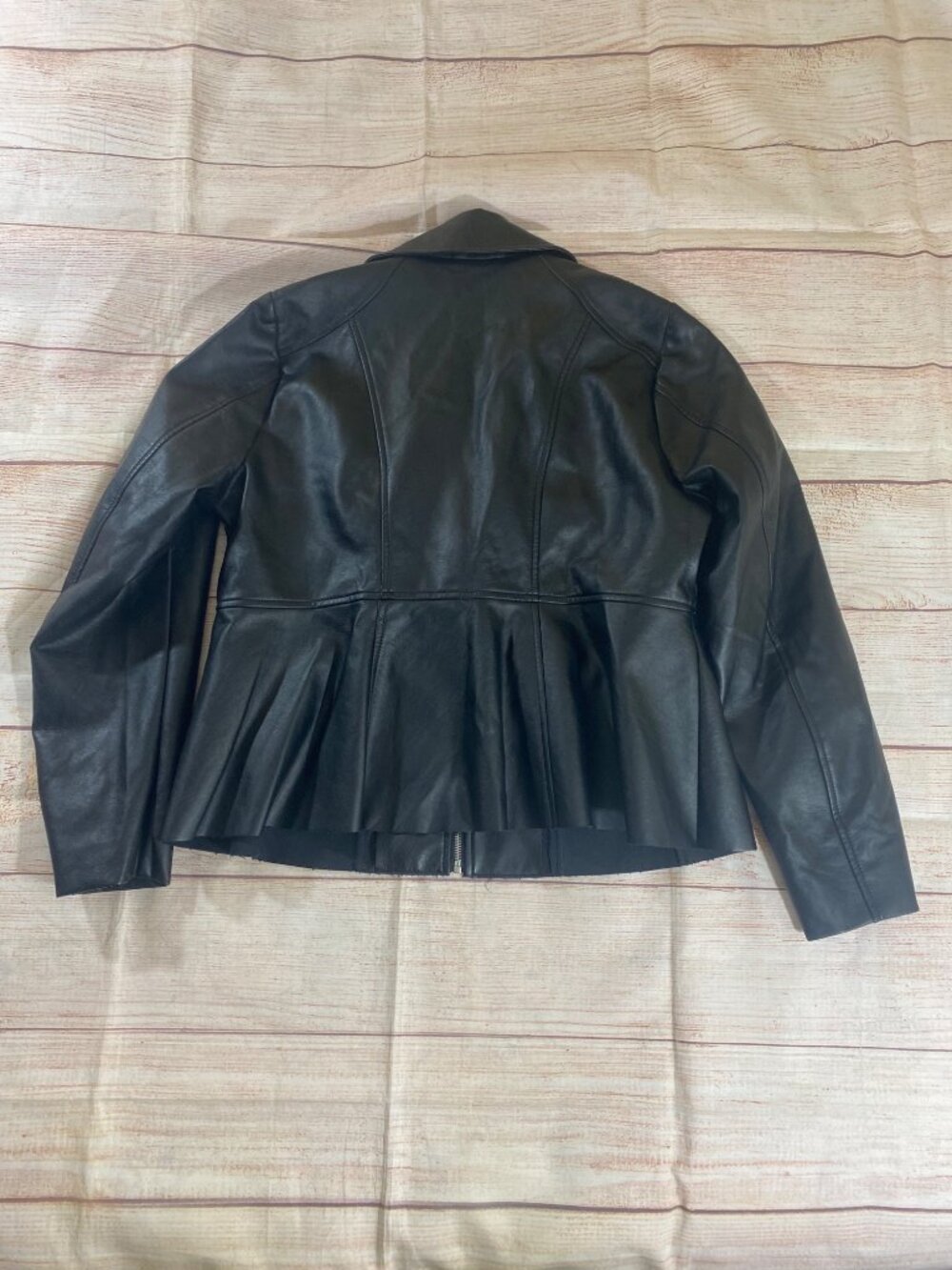 Torrid Women's Black Faux Leather Full Zip Jacket - 0 (Medium) - Picture 13 of 13
